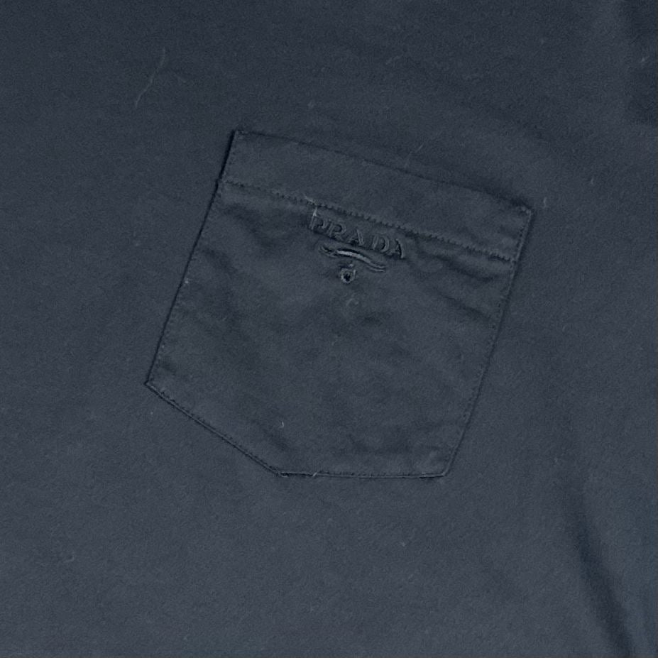 Prada - Black Nylon Pocket T-Shirt