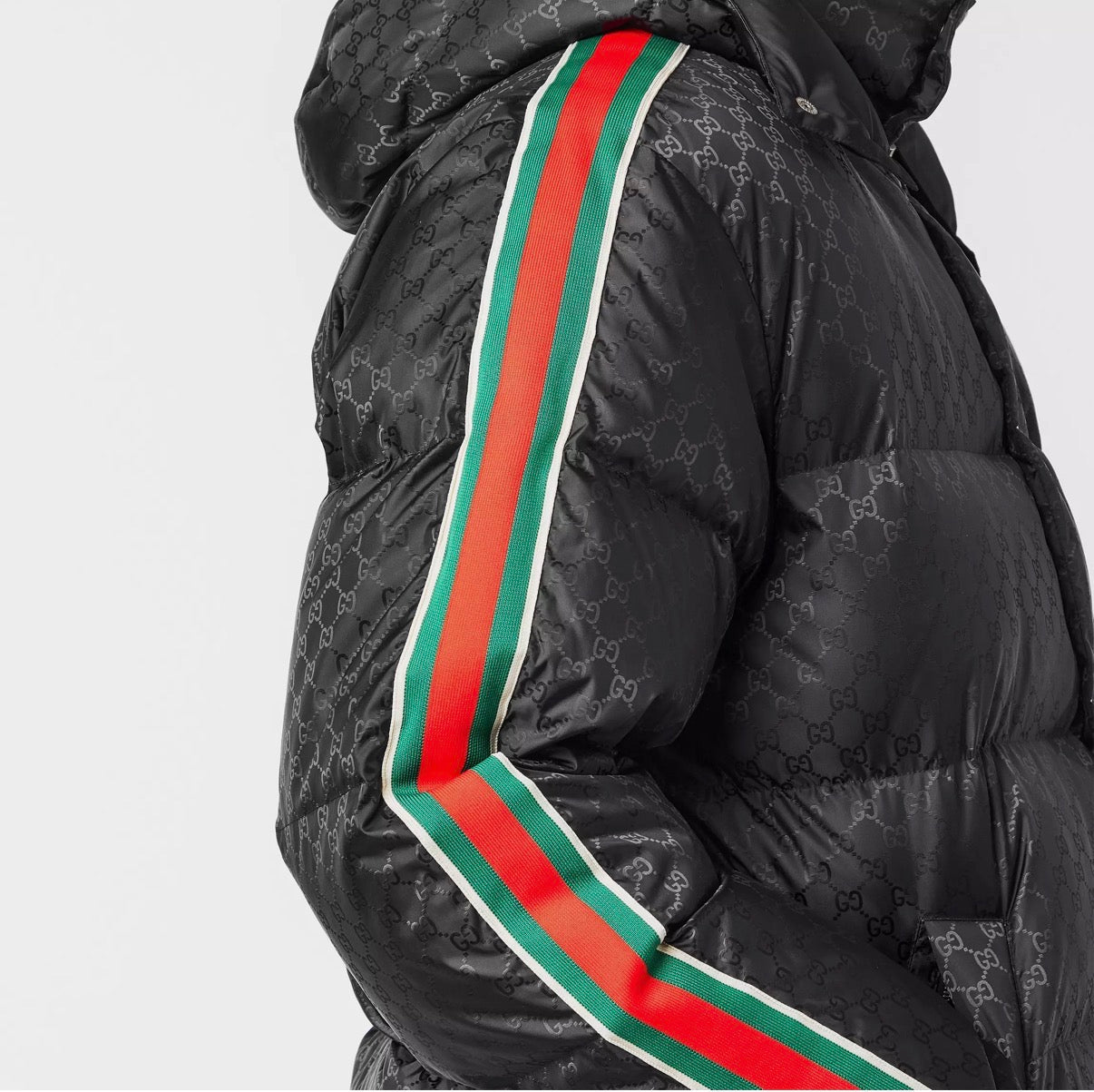 Gucci GG Nylon Jacquard Web Jacket
