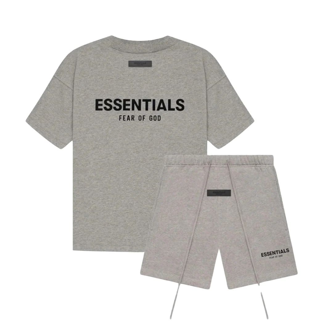 Essentials Short Set (Dark Oatmeal)