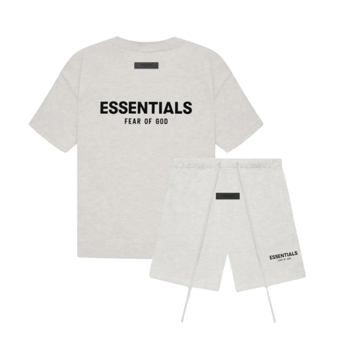 Essentials Short Set (Light Oatmeal)