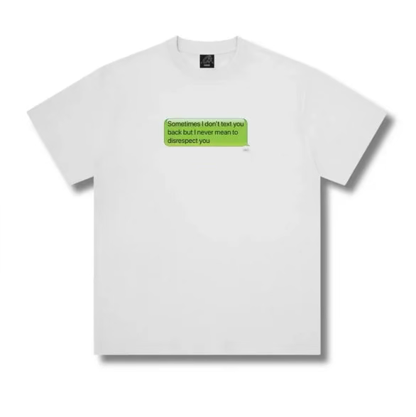 Corteiz - “ Text Me Back “ T-Shirt White