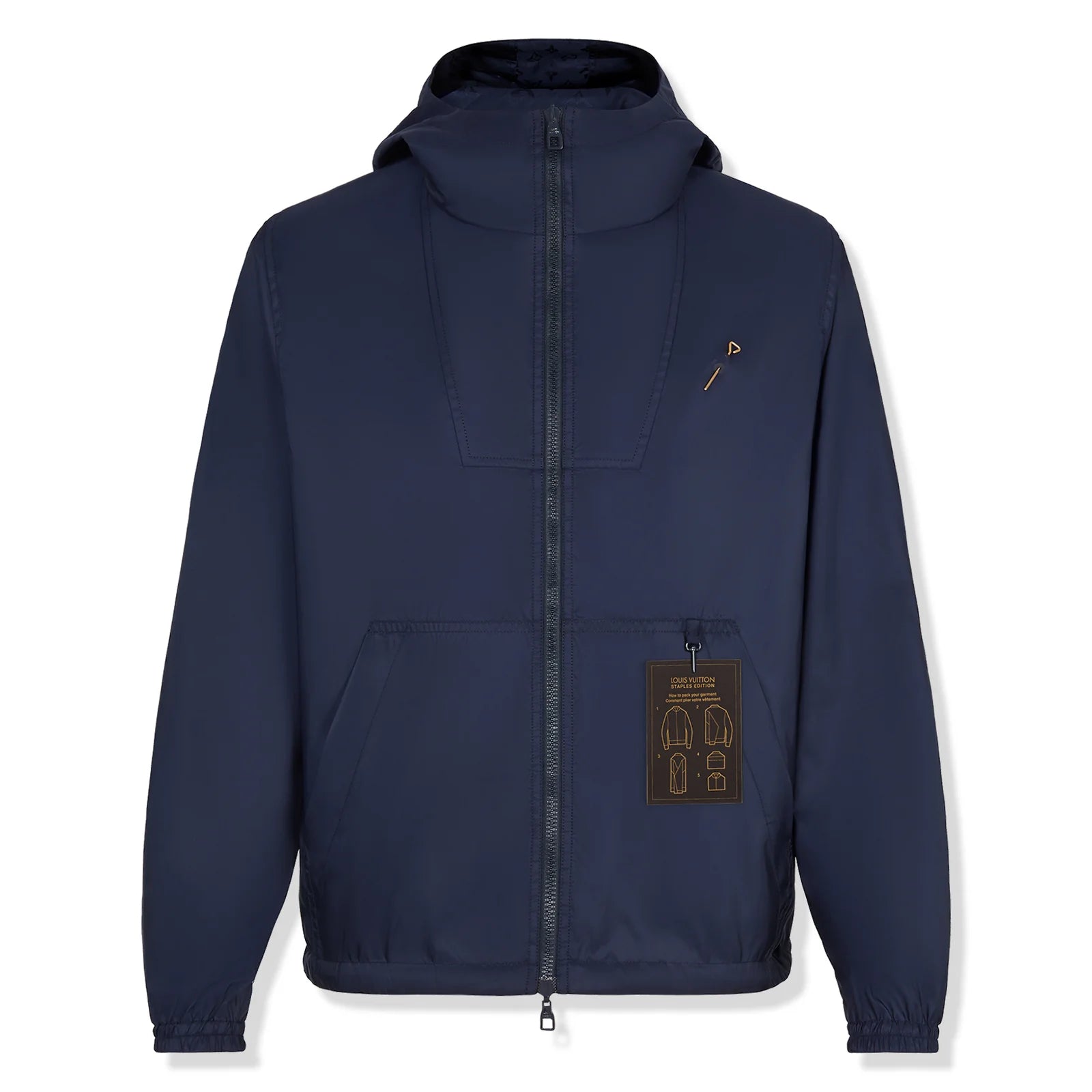 Louis Vuitton: Monogram Reversible Navy Windbreaker