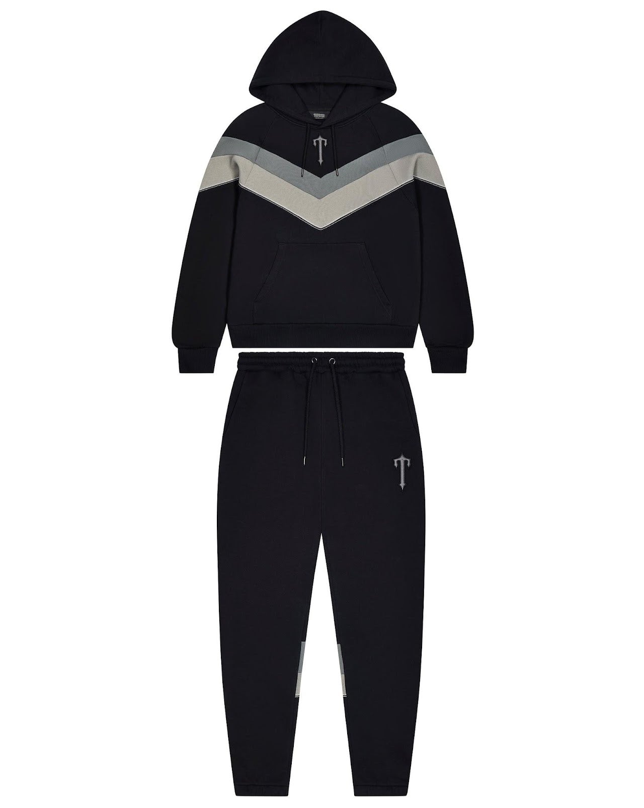 Trapstar V Stripe Tracksuit - Black