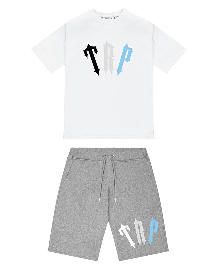 Trapstar TRP Shorts Set - White/Ice