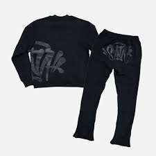 Syna Crew Tracksuit - Black