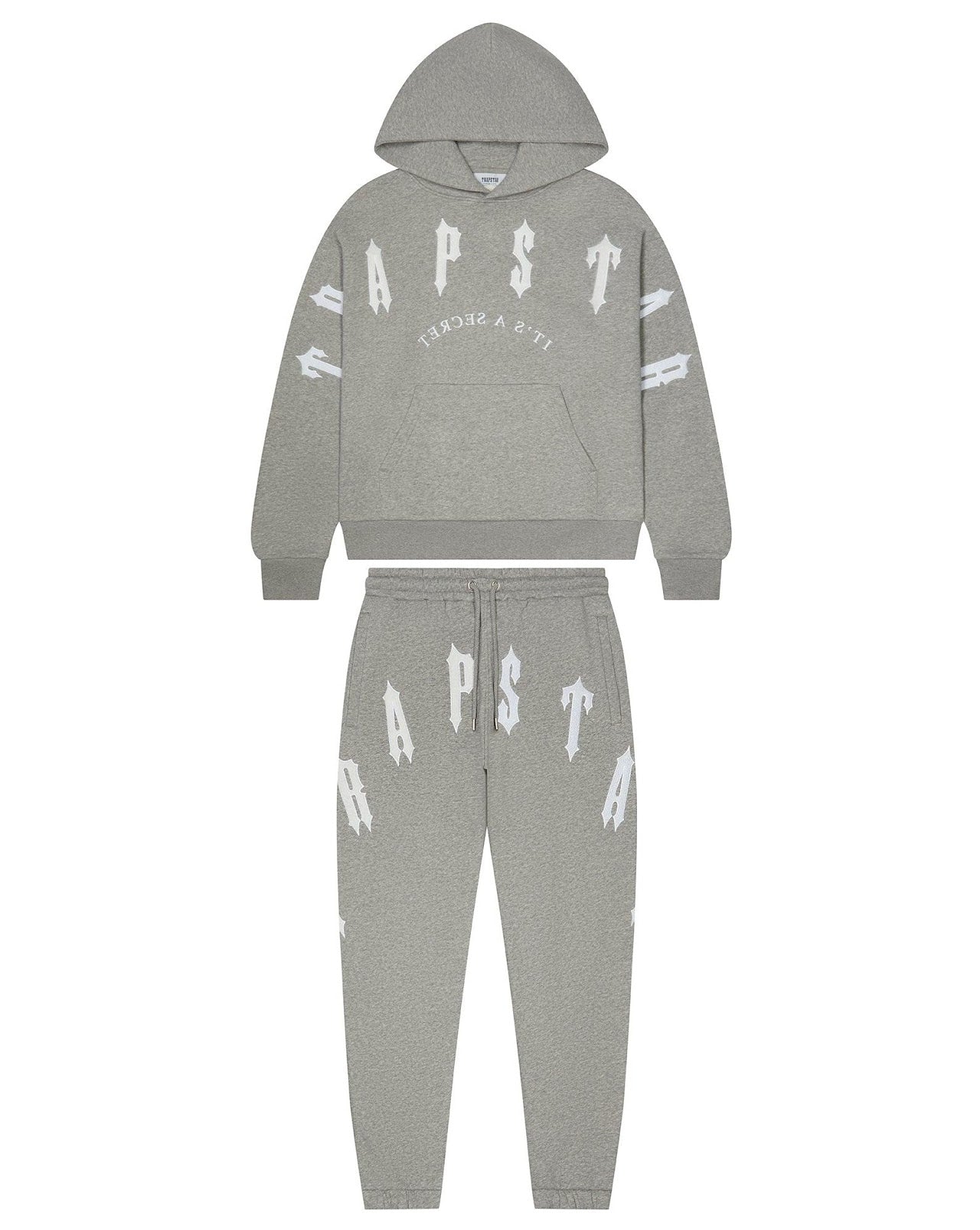 Trapstar Irongate Arch Chenille 2.0 Tracksuit - Grey/White